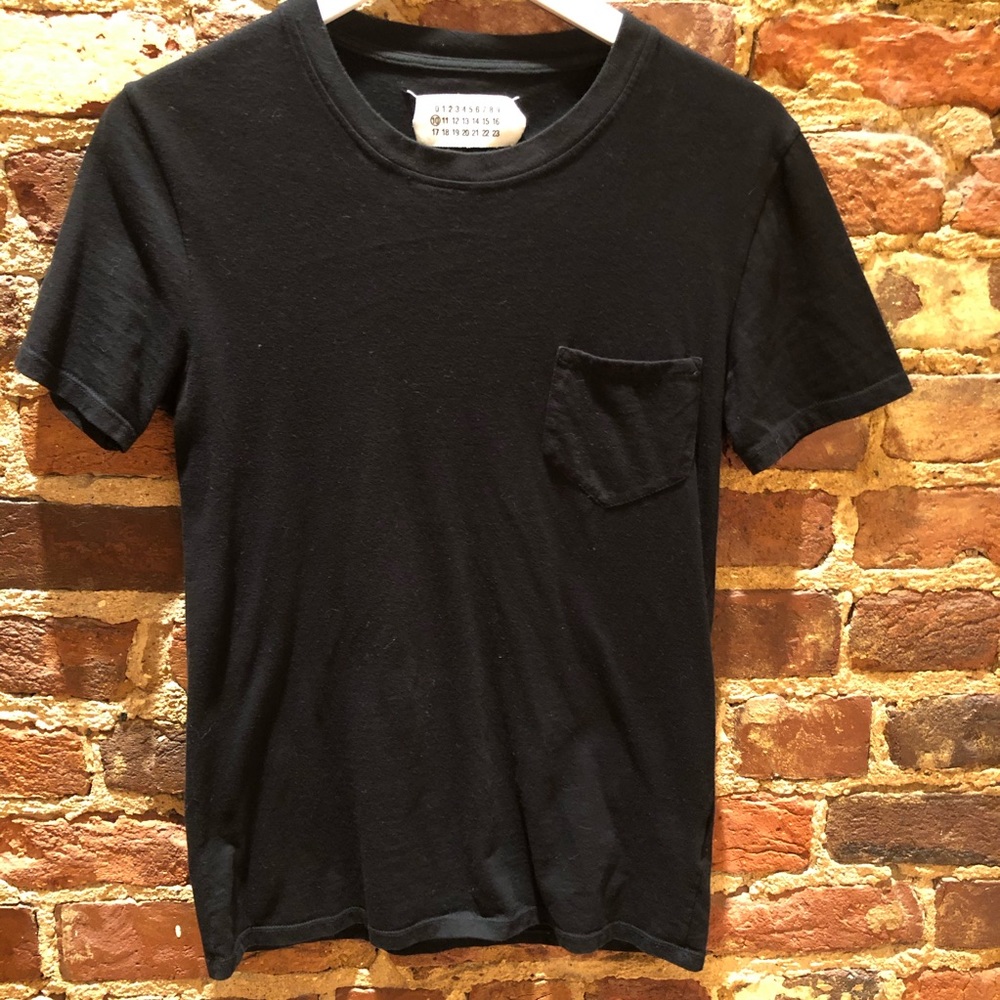 Margiela Black Pocket Tee (S)